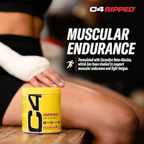 CELLUCOR C4 RIPPED ICE BLUE RAZZ 30 SERV