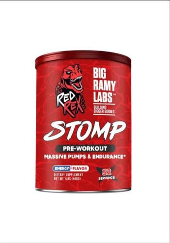 Red Rex Big Ramy Labs –Stomp Pre Workout468gm