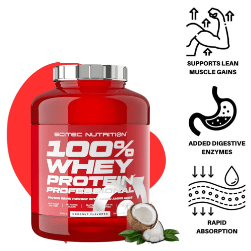 SCITEC 100% WHEY PROTEIN PROFESSIONAL COCONUT 2350...