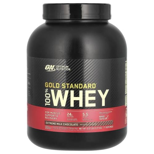 OPTIMUM NUTRITION GOLD STANDARD WHEY 5LB DLB RICH...