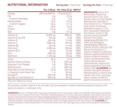 APPLIED COLEEN IMMUNITY BLUEBERRY & RASPBERRY 14 x...