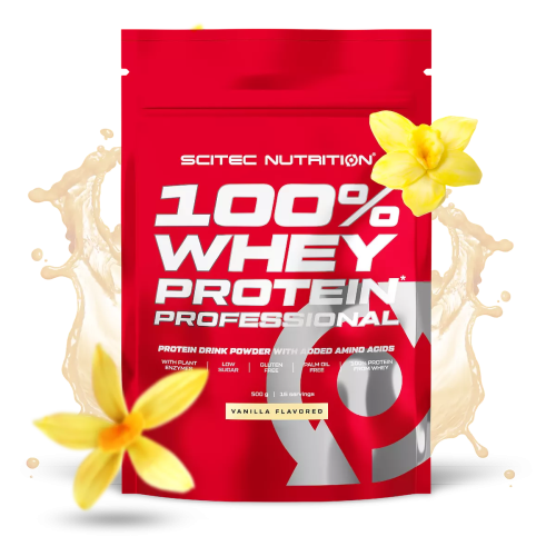 SCITEC 100% WHEY PROTEIN PROFESSIONAL VANILLA 500G