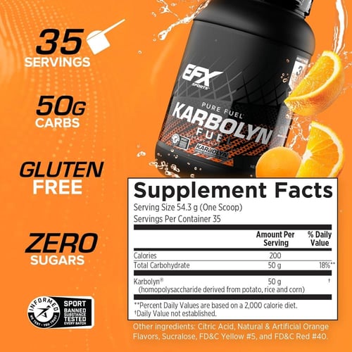 EFX SPORTS KARBOLYN ORANGE 4LB