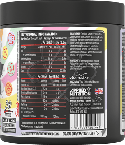 APPLIED ABE LOVEHEARTS FLAVOUR 375G