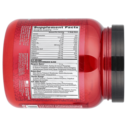 BSN N.O.- XPLODE FRUIT PUNCH 1.22 LBS 30 SERV