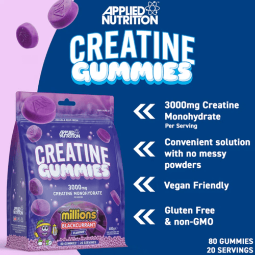 APPLIED CREATINE GUMMIES BLACKCURRANT MILLIONS 300...