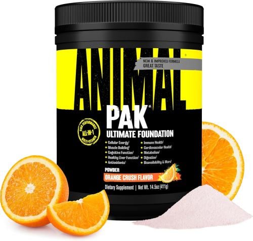 UNIVERSAL ANIMAL PAK POWDER ORANGE 411G