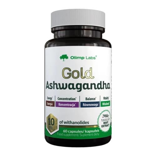 OLIMP GOLD ASHWAGANDA 60 CAPS JAR
