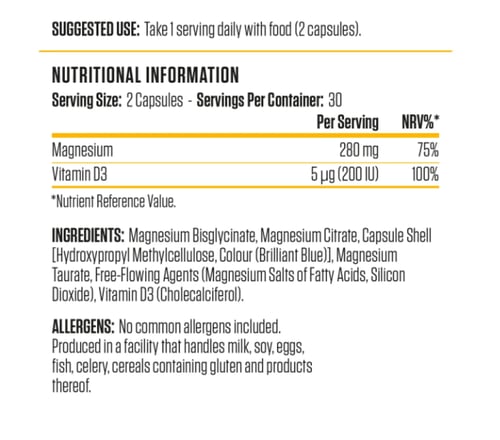 APPLIED MAGNESIUM & VITAMIN D3 60 CAPS