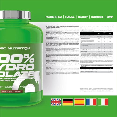 SCITEC 100% HYDRO ISOLATE VANILLA 2000G