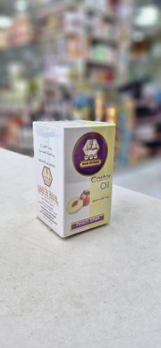 زيت الخروع شراب من وادي النحل 30مل بنكهة الخوخ