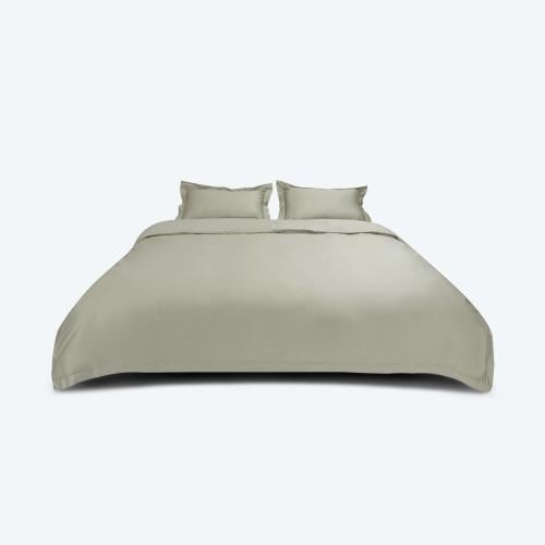 مفرش فندقي فاخر ١٠٠٪ قطن - زيتي