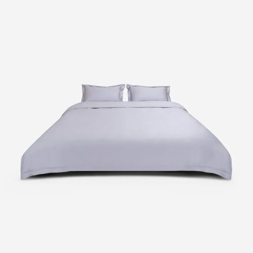 مفرش فندقي فاخر ١٠٠٪ قطن - رمادي