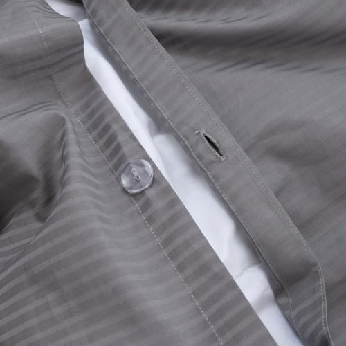 طقم مفرش جاكار ٥ قطع - رمادي