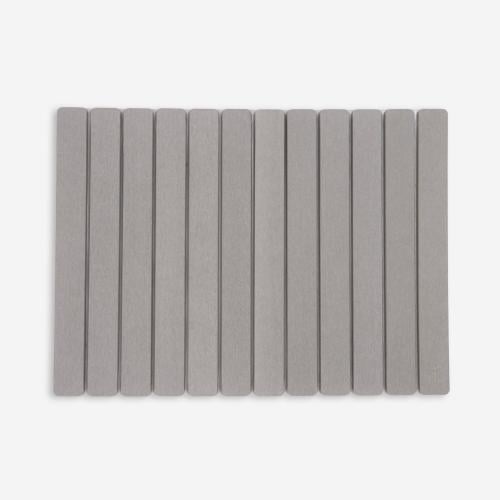 Foldable stone bathroom rug - gray