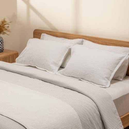 طقم سرير الاحلام السعيدة - خيوط القطن المنسلة - رم...