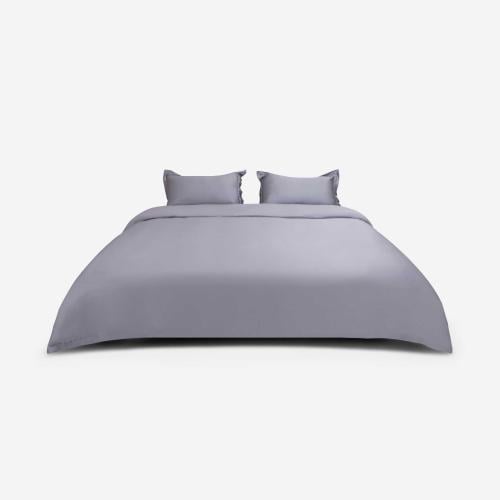 مفرش فندقي فاخر ١٠٠٪ الياف البامبو - رمادي