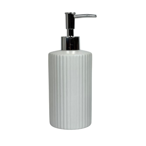 طقم إكسسوارات حمام سيراميك مخطط – 4 قطع