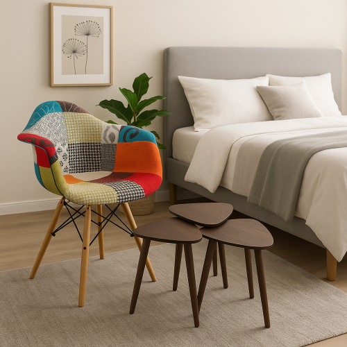 كرسي باتشورك خشبي عصري