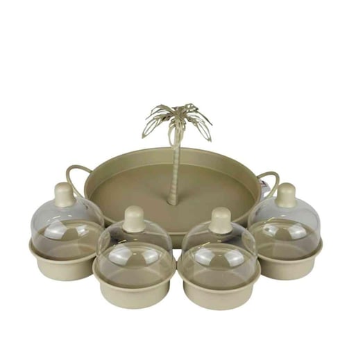 طقم طوفرية مع تمريات 4 قطع ونخلة