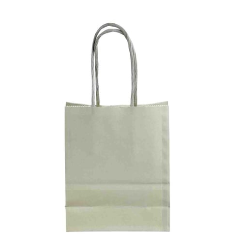 أكياس تسوق ورقية ملونة بمقابض ملتوية