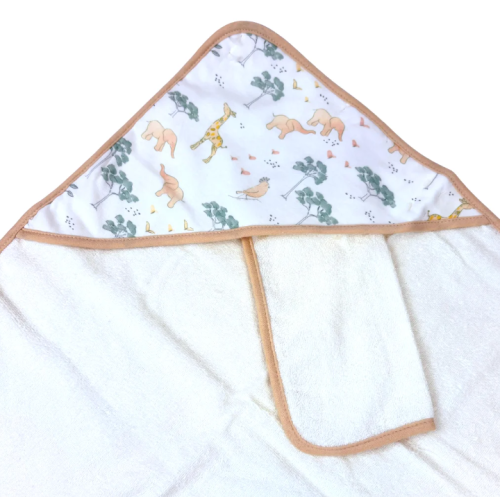 طقم مناشف غسيل صغيرة لون برتقالي