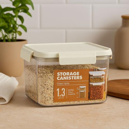 علبه لحفظ الطعام و الخضروات سعه 1.3لتر