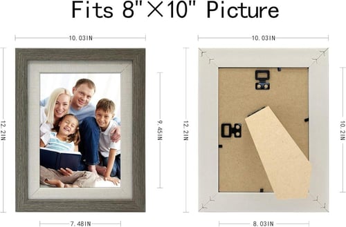 إطارات الصور 8x10 مع حصيرة وزجاج عالي الدقة