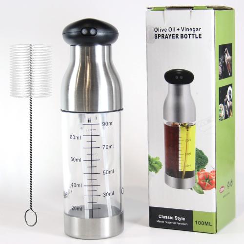 بخاخ زيت وخل قابل لإعادة التعبئة بتصميم عصري