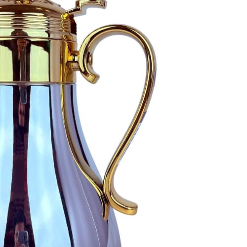 طقم دلال ضيافة فاخرة بلمسات ذهبية – مقاسين 0.5 لتر...