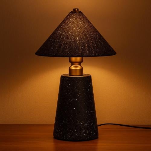 لمبة طاولة قماشية بلون أزرق تناسب كل مكان من غرفة...