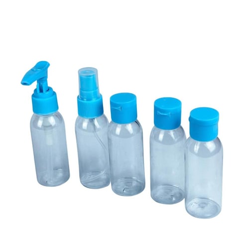 مجموعة عبوات بلاستيكية للسفر والاستخدام الشخصي