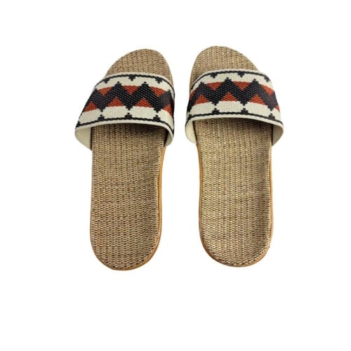 شبشب منزلي صيفي بنسيج طبيعي