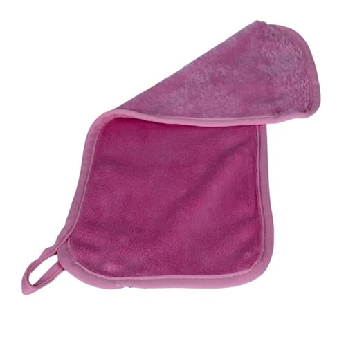 منشفة مايكروفايبر للتجفيف والتنظيف – وردي