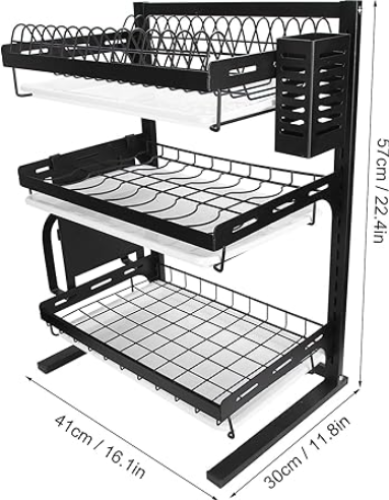 رف تجفيف الاطباق-3 ادوار
