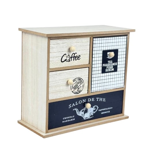 منظم قهوة وشاي LVD Cafe متعدد الأدراج (23.5 سم) –...