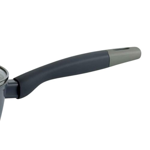 قدر طهي غير لاصق مع غطاء زجاجي- 20سم