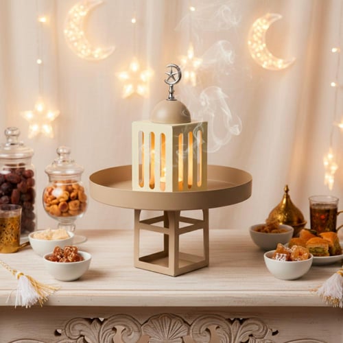 مبخرة صحن تقديم بتصميم مسجد – أناقة فاخرة بروح رمض...