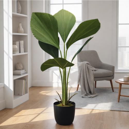 نبتة نخيل مروحية داخلية فاخرة للديكور