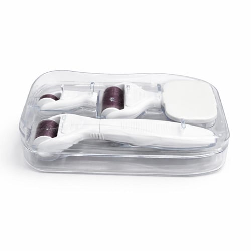 طقم ديرما رولر للعناية بالبشرة وتحفيز نضارة الوجه