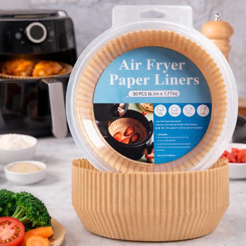 بطانات للمقلاة الهوائية 50 قطعة، 6.3 انش