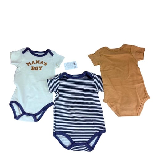 أطقم بديهات أطفال (للأولاد والبنات) – 3 قطع قطنية...