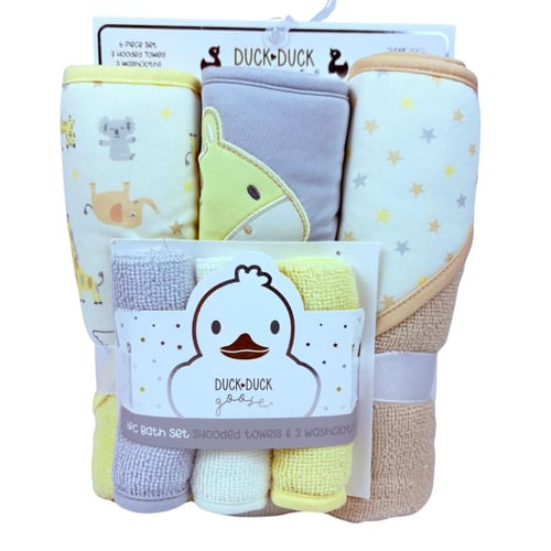 طقم استحمام للأطفال 6 قطع