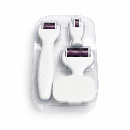 طقم ديرما رولر للعناية بالبشرة وتحفيز نضارة الوجه