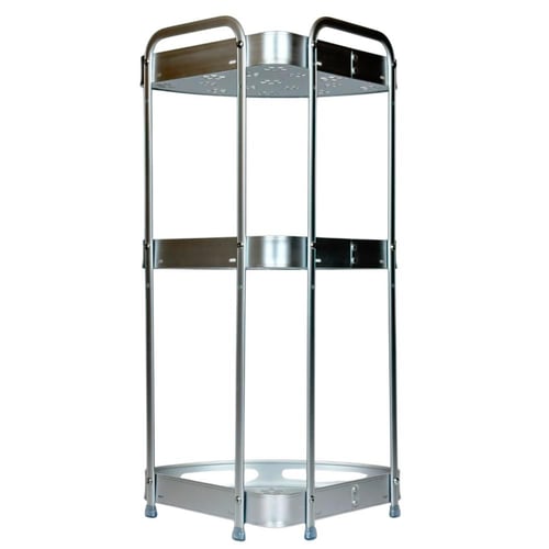 رف زاوية معدني بثلاث ادوار