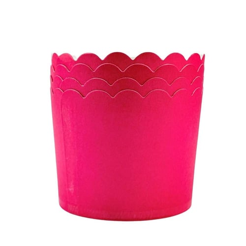 اكواب خبز مافن وكب كيك بحافة مموجة –48 قالب