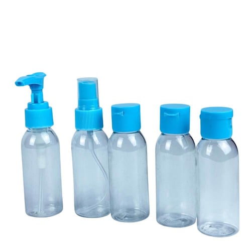 مجموعة عبوات بلاستيكية للسفر والاستخدام الشخصي