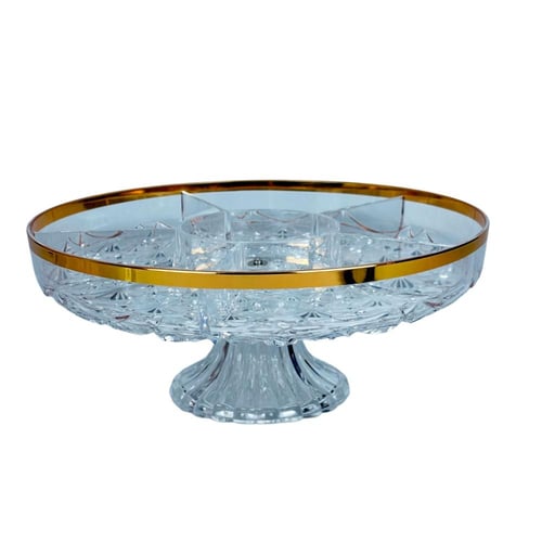 طبق مكسرات بغطاء