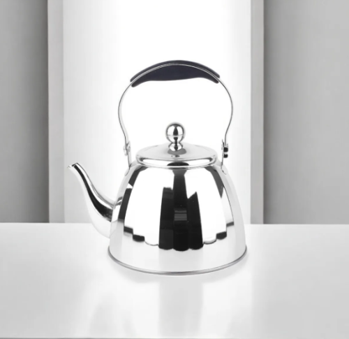 غلاية موية ستانلس ستيل بلون فضي وسُمك ممتاز، 2لتر...