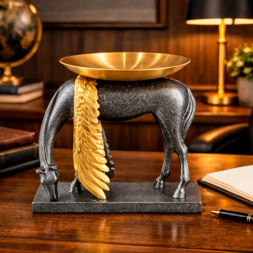 تحفة الأصيل – حامل تقديم بتصميم خيل ملكي